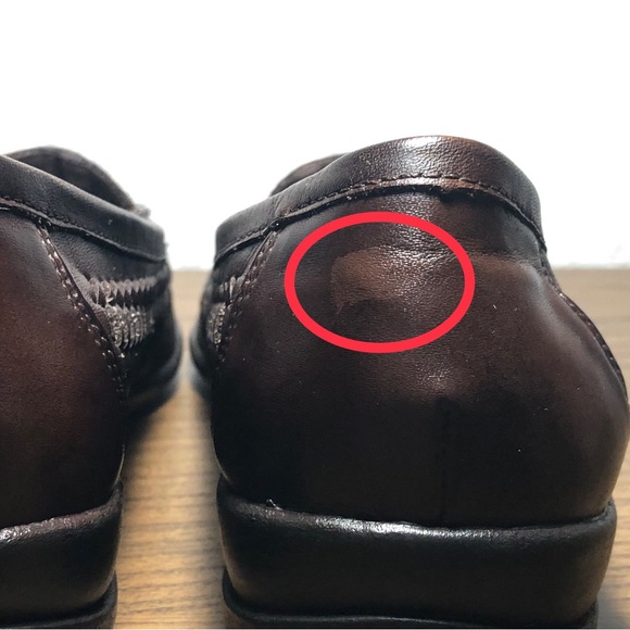 Covington Florence Women’s Brown Woven Leather Slip On Shoe Size 5M - Picture 5 of 9